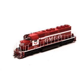 SD40 EMD 913 of the Gulf Mobile and Ohio (Red/White) - digital sound fitted