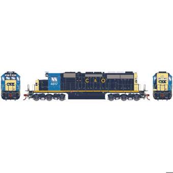 SD40 EMD 4617 of CSX (Ex-CO) - digital sound fitted