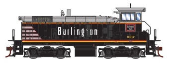 SW1000 EMD 9317 of the Chicago, Burlington & Quincy - digital sound fitted