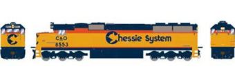 EMD SD50 8553 of CSX (Chessie Patch) - digital sound fitted