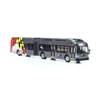 New Flyer Xcelsior XN60 Articulated Bus, BWI Airport, Maryland