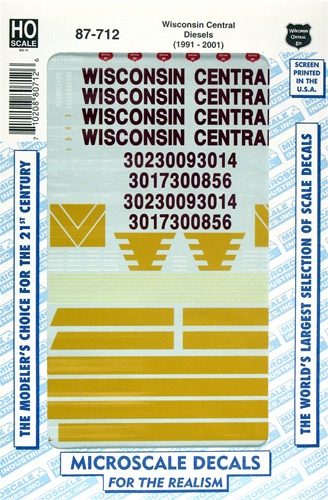 Wisconsin Central Diesels (1991-2001)