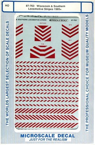 Wisconsin and Southern Locomotives Stripes (1985+)