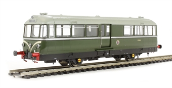 Railbus W&M E79964 in green with speed whiskers