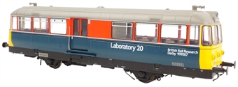 Waggon und Maschinenbau Railbus DB999507 "Lab 20" in BR research department red and blue