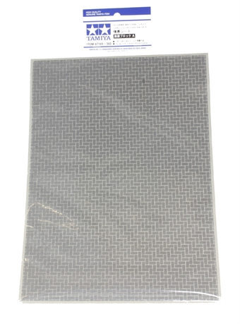 Diorama material sheet - brickwork (grey)