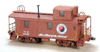 Wood Caboose - Kit Northern Pacific 1200 Series