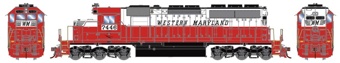 SD40 EMD 7446 of the Western Maryland - digital sound fitted