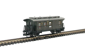 3rd class baggage car of the DRG