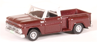 Chevrolet Stepside pick up 1965 metallic maroon