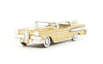 Edsel Citation 1958 Metallic gold/Frost white