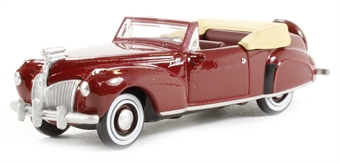 Lincoln Continental 1941 in maroon