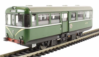 Railcar W79975 in BR light green with speed whiskers & semi-gloss finish