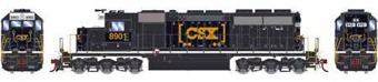 SD40 EMD 8901 of CSX (Box Car Logo) - digital sound fitted
