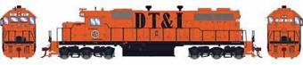 SD38 EMD 250 of the Detroit Toledo and Ironton - digital sound fitted