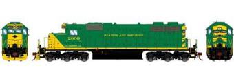 SD38 EMD 2000 of the Reading Blue Mountain & Northern - digital sound fitted