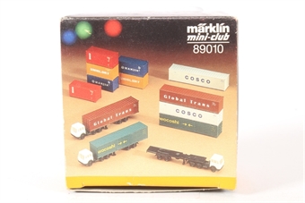 Container set with Truck Transport