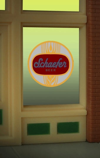 Schaefer Window Sign