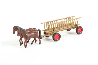 Horse-Drawn Open Sided Trailer