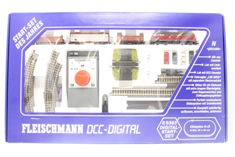 Digital diesel freight starter - includes Class BR 218 loco, wagons, track and controller (with EU 2-pin transformer)