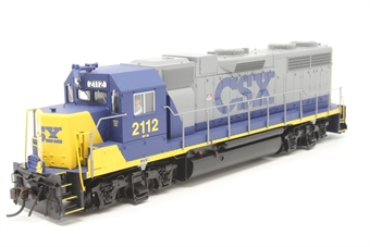 GP38 EMD 2112 of the CSX - digital fitted