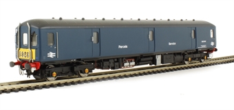 Class 128 parcels DMU M55990 in BR Blue with small yellow panels