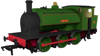 Hunslet 16" 0-6-0ST 2375 'John Shaw' in NCB South Kirby Colliery lined green