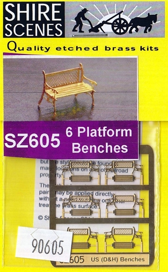 Shire Scenes (SZ605) Platform Bench Kits (6)