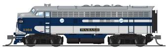 F7A EMD 1104A of the Wabash