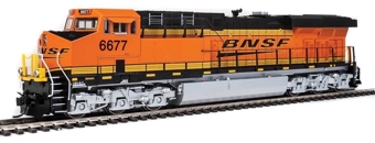 ES44C4 GE 6677 of the BNSF