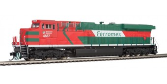 ES44C4 GE 4687 of the Ferromex
