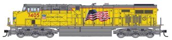 ES44 GE 7487of the Union Pacific 
