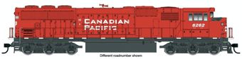 SD60M EMD 6258 of the Canadian Pacific - 3-piece windshield