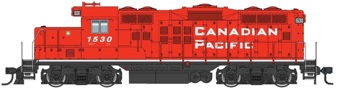 GP9 EMD Phase II 1530 with chopped nose of the Canadian Pacific 