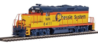 GP9 EMD 6411 Phase II of the Chessie System - chopped nose