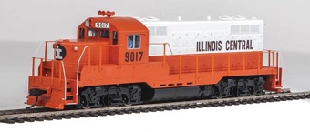 GP9 EMD Phase II 9017 of the Illinois Central - chopped nose