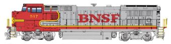 Dash 8-40BW GE 517 of the BNSF - digital sound fitted