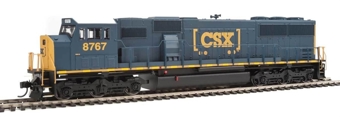 SD60M EMD 8784 of CSX - 2-piece windshield - digital sound fitted