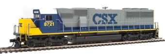 SD60 EMD 8721 of CSX - digital sound fitted