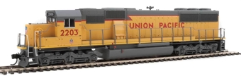 SD60 EMD 2203 of the Union Pacific - digital sound fitted