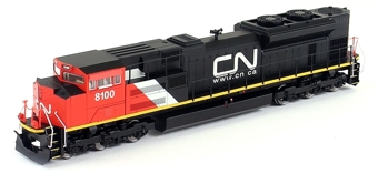 SD70ACe EMD 8100 of the Canadian National - digital sound fitted