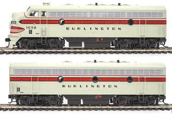 F7 A/B EMD set 169A & 169B of the Chicago Burlington and Quincy - digital sound fitted