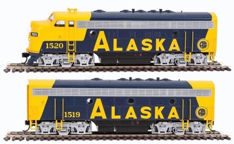 F7 A/B EMD set 1520 & 1519 of the Alaska - digital sound fitted