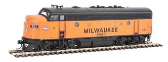 F7A EMD 83C of the Milwaukee Road - digital sound fitted