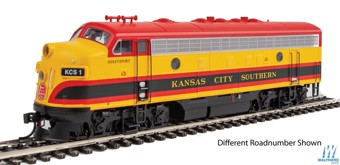 F7 A EMD 2 "Meridian" of the Kansas City Southern - digital sound fitted