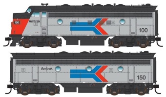 F7 A/B EMD set 100 & 150 of Amtrak - digital sound fitted
