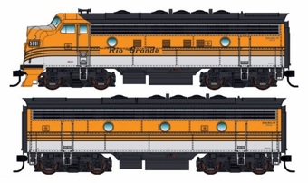 F7 A/B EMD set 5681 & 5682 of the Denver and Rio Grande Western