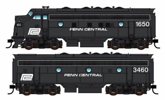 F7 A/B EMD set 1650 & 3460 of the Penn Central 