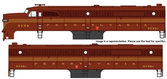 PA/PB Alco set 5755A & 5758B of the Pennsylvania - digital sound fitted