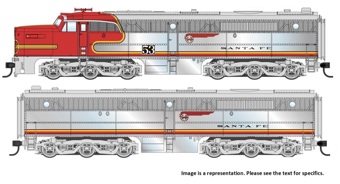 PA/PB Alco set 782L & 72A of the Santa Fe - digital sound fitted
